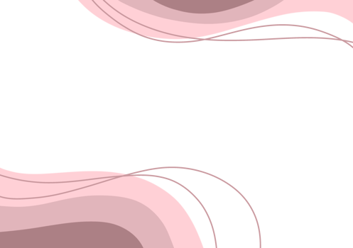 Curve wave line Border frame element design web png