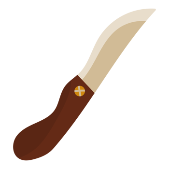 Knives, camping equipment, knives for cutting wood transparent background png