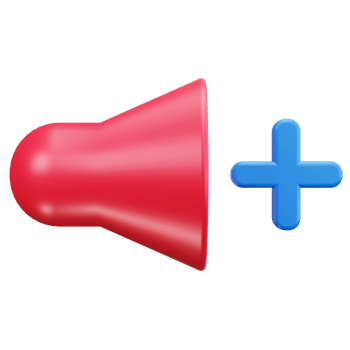 3D Icon Speaker Volume Up png