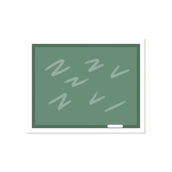 Green Chalkboard with Faint White and Check Mark Markings vector