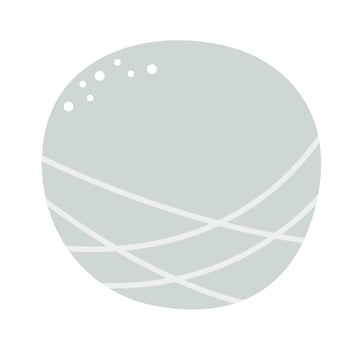Decorative Round Stone vector