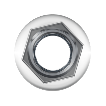 Silver Glossy Bolt png