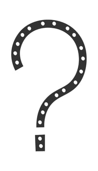Comic Question Mark vector