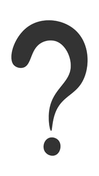 Icon Comic Question Mark vector
