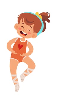 Girl Dancing Ballet vector