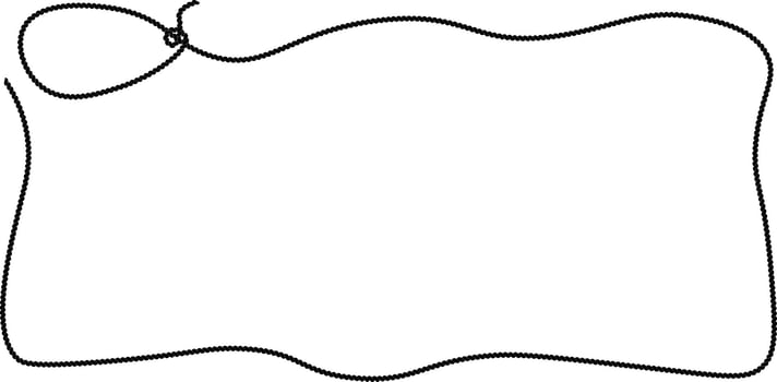 silhouette lasso frame copy space for text or design vector