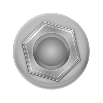 Glossy Silver Fastener png