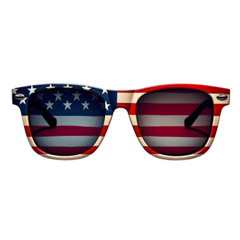 Summer Eye Wear isolated on transparent background png