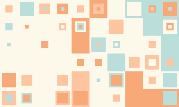 Abstract pastel square pattern background. Perfect for modern presentations, websites, or social media. Evokes feelings of calm, order, and creativity. vector