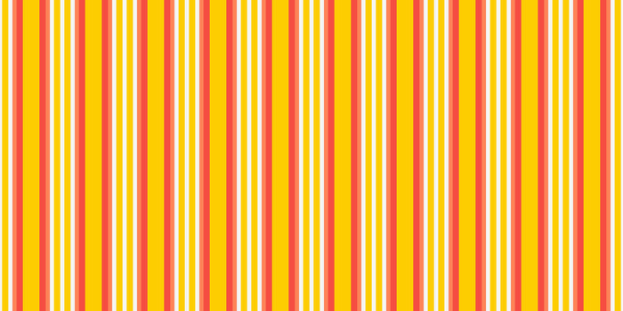 Vibrant vertical stripes in sunny yellow, warm orange, and creamy offwhite create a cheerful, energetic pattern. vector