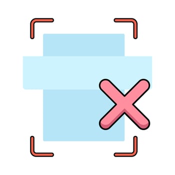 illustration of Fake Scan vector