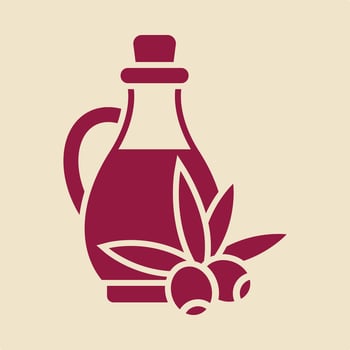 Classic Olive Oil red trendy useful Illustration design elegant colorful background vector
