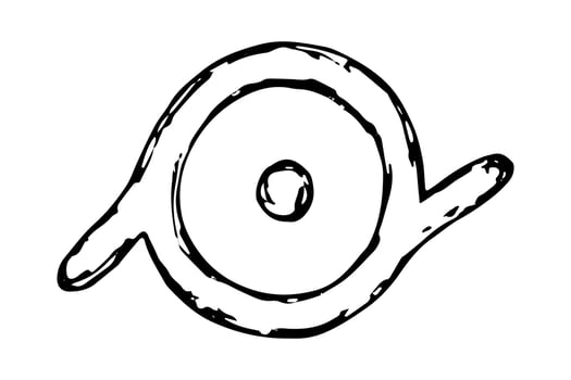 twelve Hand drawn epicene gender identity icon Symbol used to represent sex and gender vector