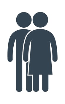 Man And Woman Icon vector