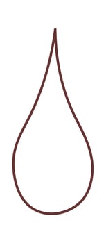 Water Drop Lined vector