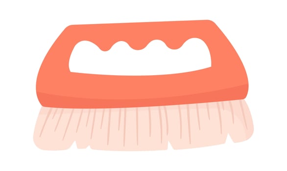 Washing Brush Icon vector