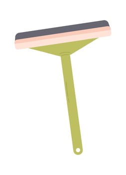Rubber Squeegee Scraper vector