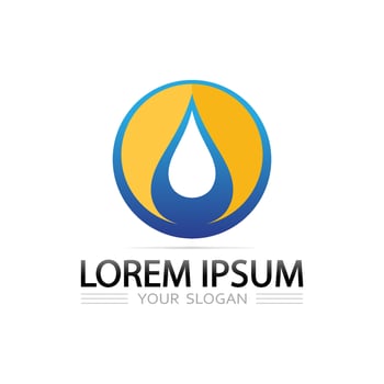 Curved Water Ripple Logo Design with Gradient Blue Effect for Branding vector