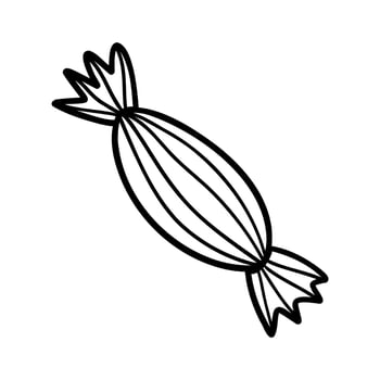 Christmas candy. Christmas, New year concept. Hand drawn illustration vector