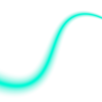 Transparent abstract glowing blue teal dynamic waves flowing design with light and curved neon lines, perfect for a modern digital art wallpaper on isolated background png