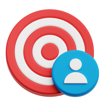 user terget goal 3d icon png