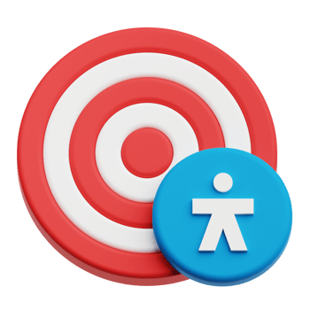 access terget goal 3d icon png
