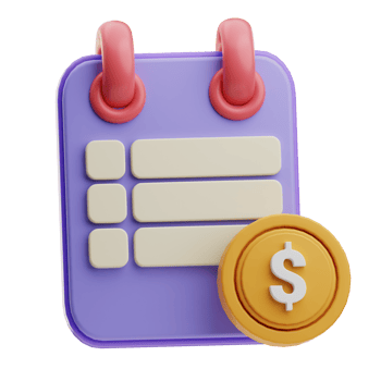 Financial Checklist Icon with Coin png