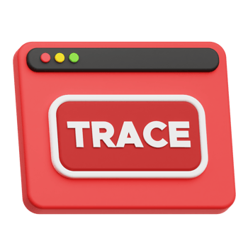 trace website 3d icon png