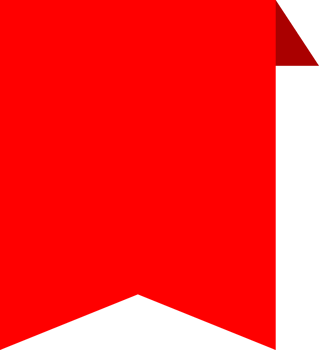Red label ribbon tag icon png