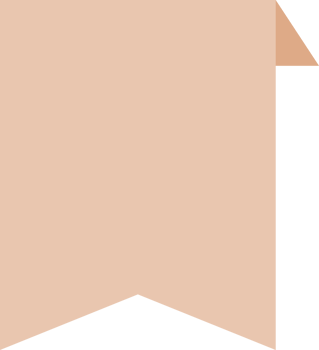 Brown label ribbon tag png