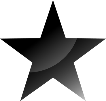Star black icon png