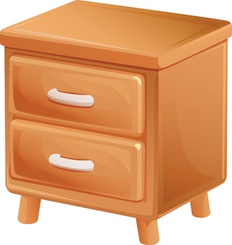 kids drawer realistic style vector