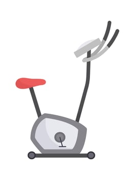 Exercise Bike Equipment vector