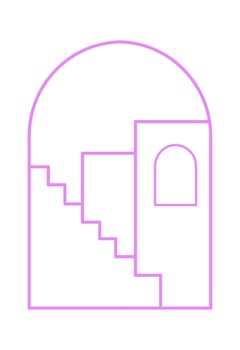 Linear Buildings Arch vector