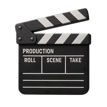 Clapperboard for Film Production Icon png