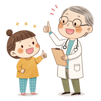 An old man and a little girl giving thumbs up png