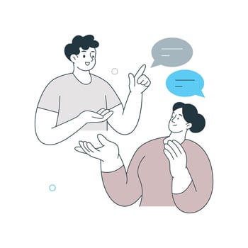 Business Meeting Illustration. EPS 10 File vector