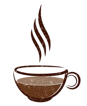 Coffee cup logo. vector