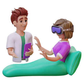 A couple of figurines of a man and woman in bed png