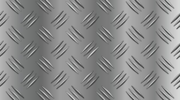 metal tread diamond plate pattern steel iron shiny texture illustration wallpaper background suitable for your construction design vector