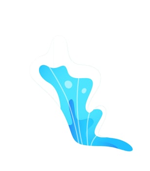 Water Wave Splash Illustration vector