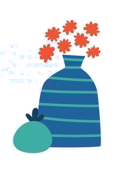 Floral Still Life vector