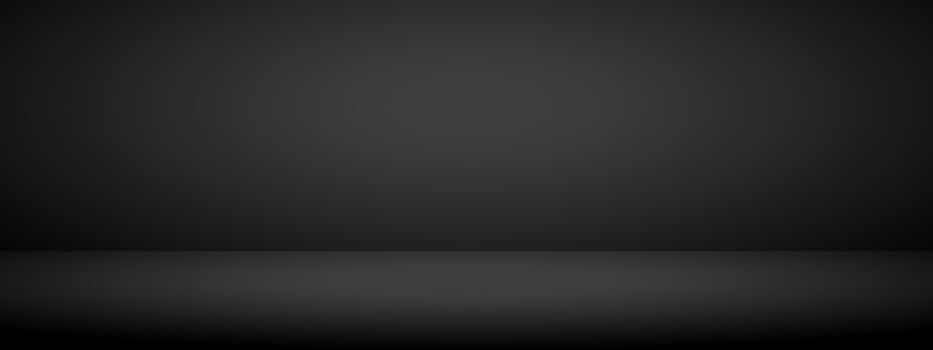 Dark studio background. Limbo bg for product presentation. Modern banner with empty space for advertising text. vector