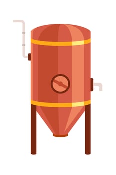 Beer Brewing System Icon vector