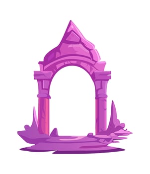 Game Magic Portal Arch Illustration vector