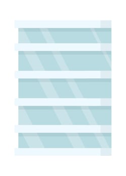 Modern City Building Flat Illustration vector