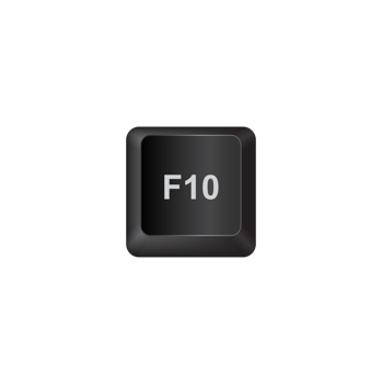 F10,illustration Keyboard Button on dark color and transparent background png