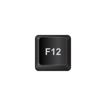 F12,illustration Keyboard Button on dark color and transparent background png