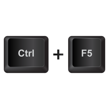 Ctrl F5,illustration Keyboard Button on dark color and transparent background png