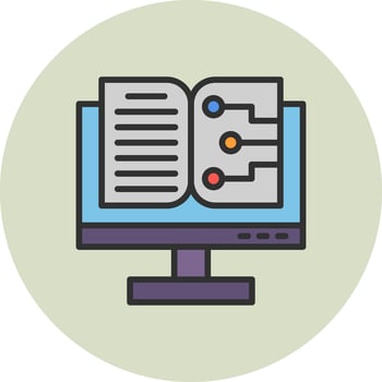 Book Pastel Color Graphic Style vector